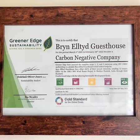 Bryn Elltyd Eco Guest House Blaenau Ffestiniog Extérieur photo